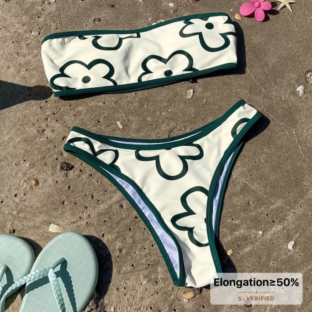 Floral Bandeau Bikini